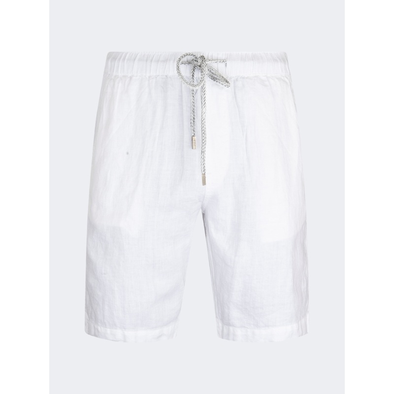 Pier St Barth Bahamas 100 Men Beach Short White