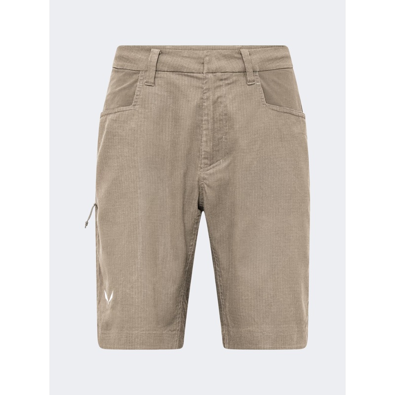 Salewa Agner Hemp Ripstop Men Hiking Short Quicksand