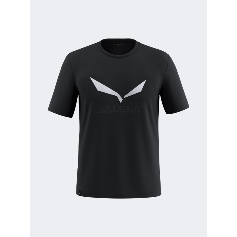 Salewa Solidlogo Dry Men Hiking T-Shirt Blackout