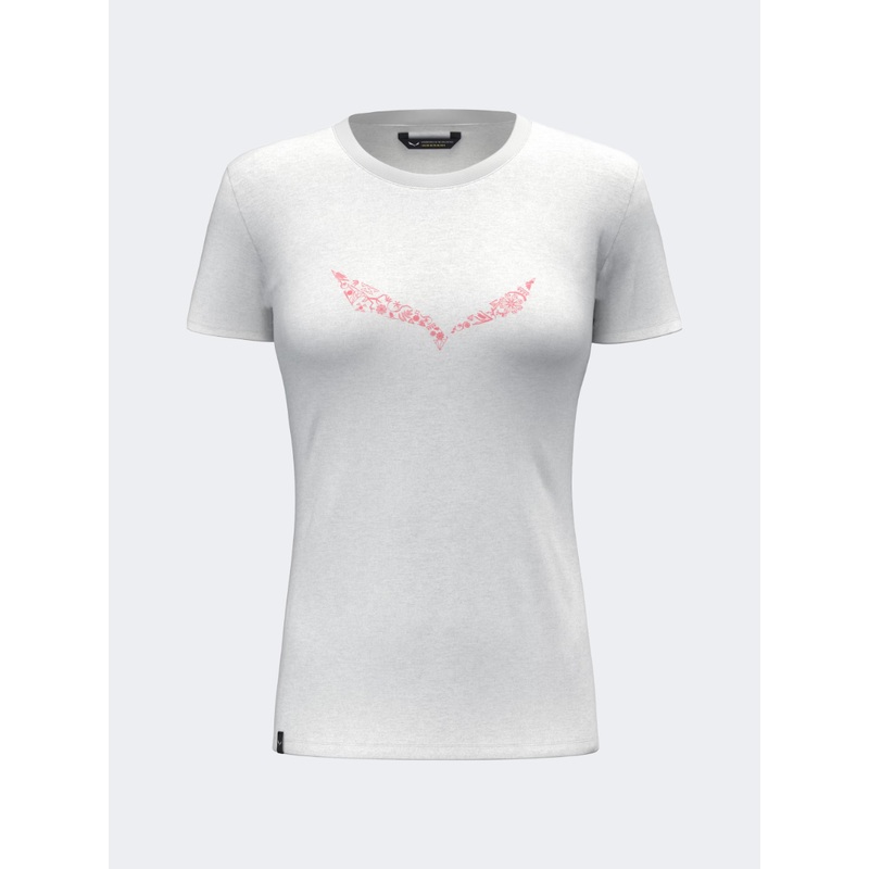 Salewa Solidlogo Dry Women Hiking T-Shirt White