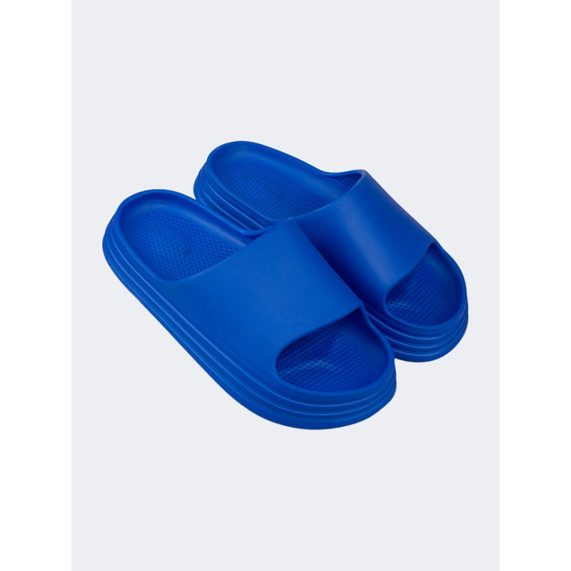 Top Ten Casual Beach Kids Slide Royal Blue