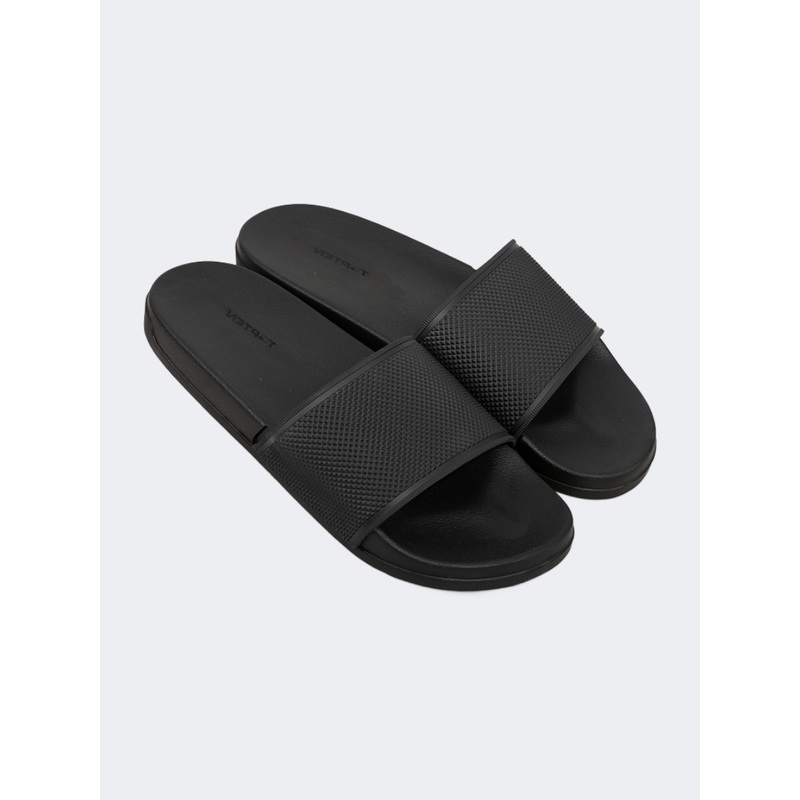 Top Ten Casual Beach Men Slide Black