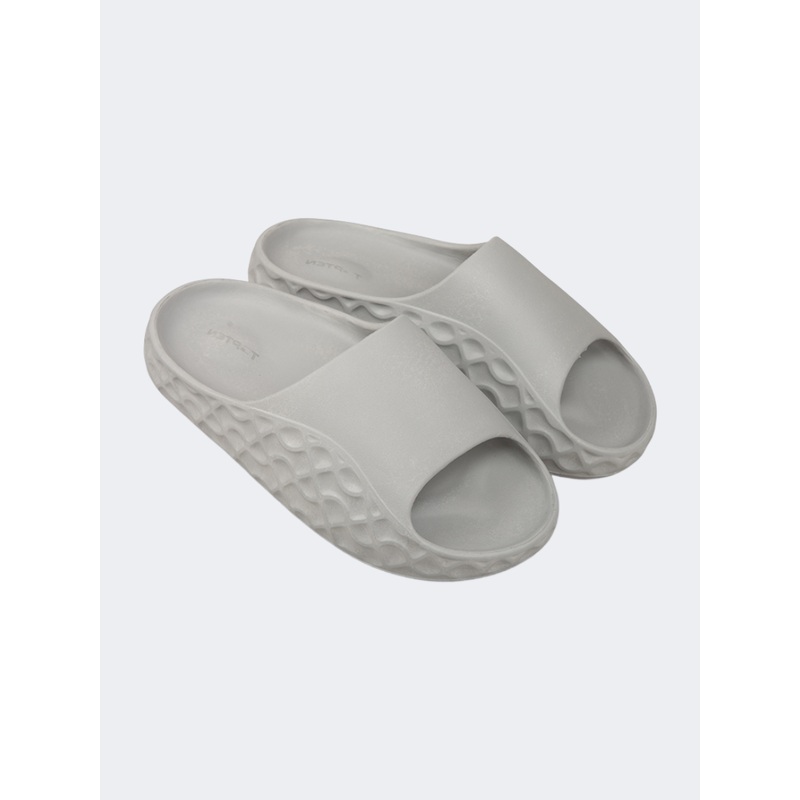 Top Ten Casual Beach Women Slide Light Grey