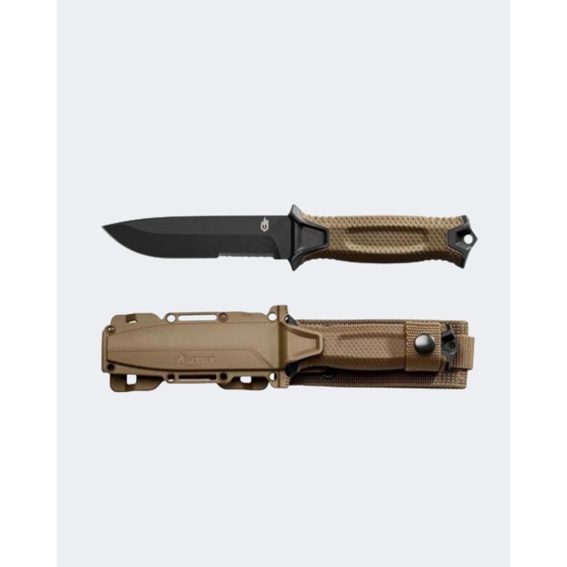 Gerber Strongarm Coyote Camping Knife Brown/Black