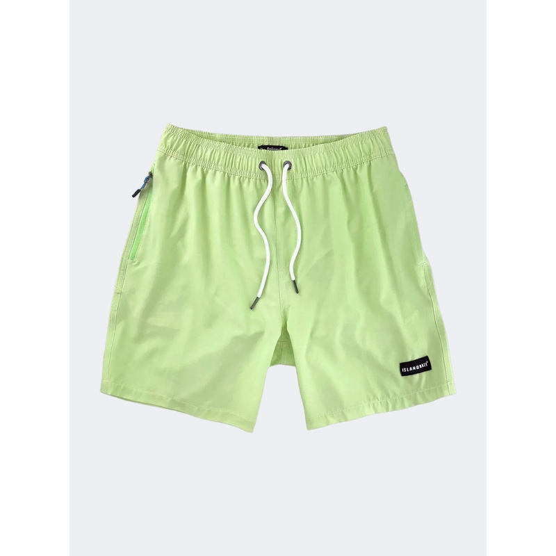 Island Haze Lavana Men Beach Swim Short Avocado