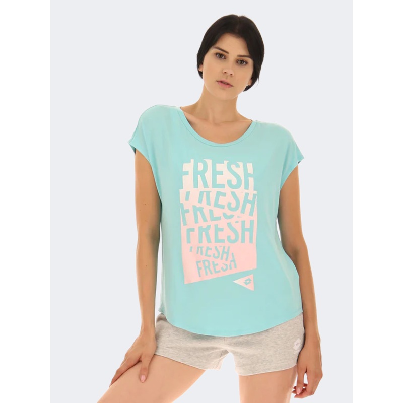 Lotto Fresh Women Lifestyle T-Shirt Thai Green