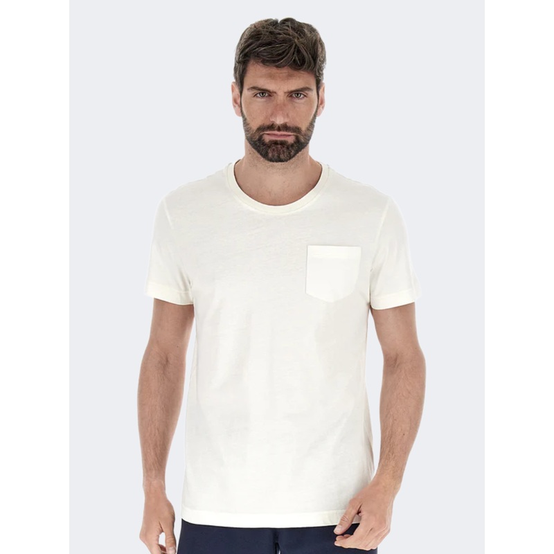 Lotto Leisure 50 Year Anniversary Men Lifestyle T-Shirt Candy White