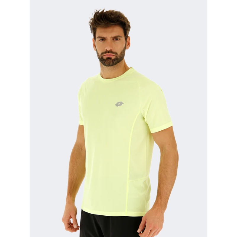 Lotto Rgl Men Running T-Shirt Yellow Neon
