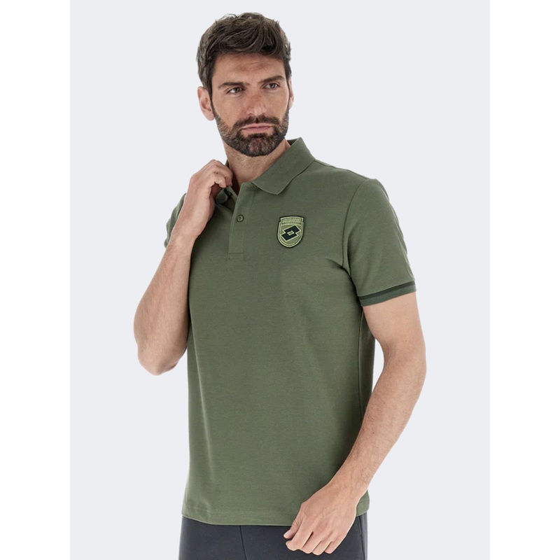 Lotto Venezia Men Lifestyle Polo Short Sleeve Olivine Green
