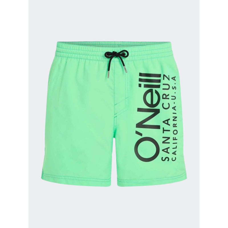 ONeill Cali 16 Inch Men Beach Swim Short Neon Green