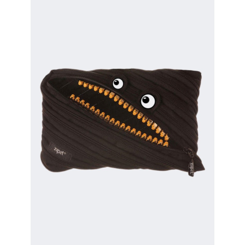 Zipit Grillz Jumbo Pouch Clip Strip Back To School Pencil Case Black