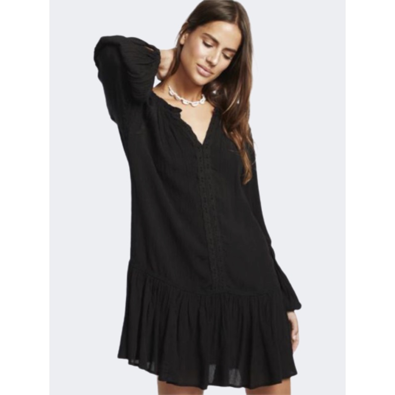 Billabong Good Mood Women Lifestyle Dress Black