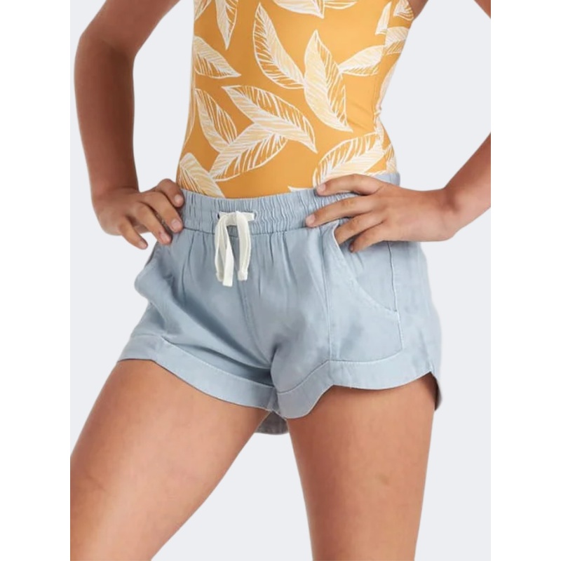 Billabong Mad For You Kids-Girls Lifestyle Short Chambray