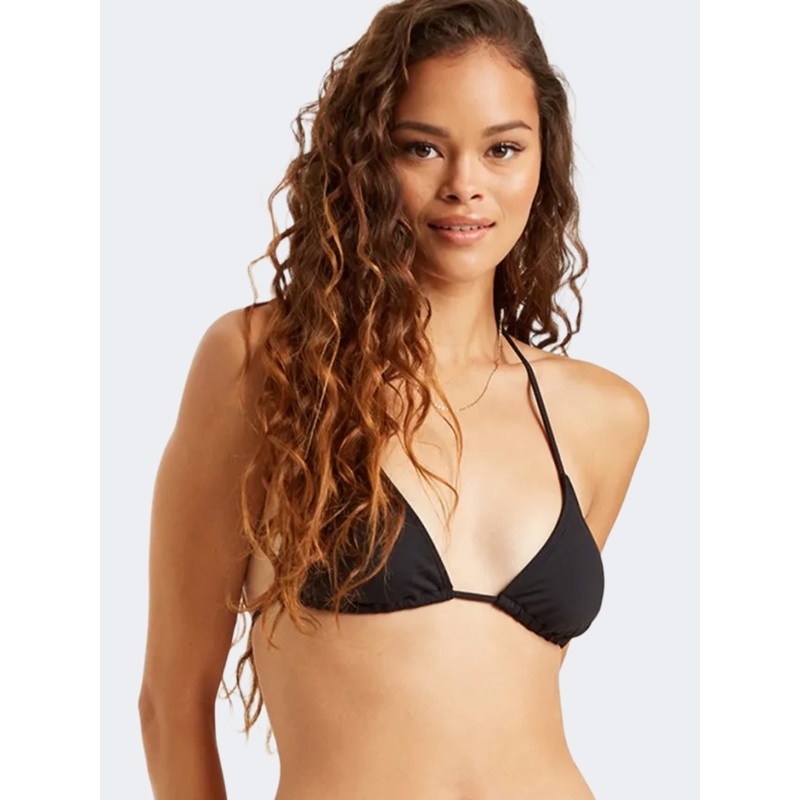 Billabong Sol Searcher Slide Lift Women Beach Bra Black Pebble