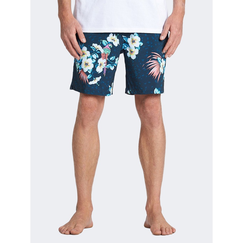 Billabong Sundays Stretch Layback Men Beach Swim Short Navy