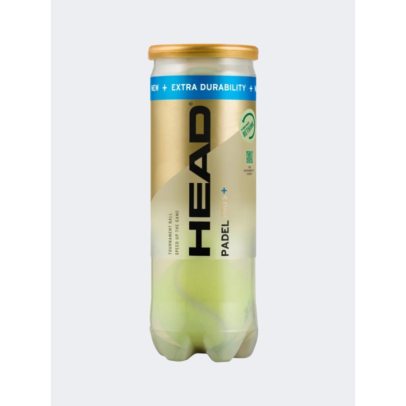 Head 3B Pro S+ 6Dz Padel Ball Yellow