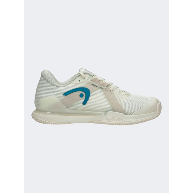 Head Sprint Pro 4 Clay Women Tennis Shoes Chalk White/Blue