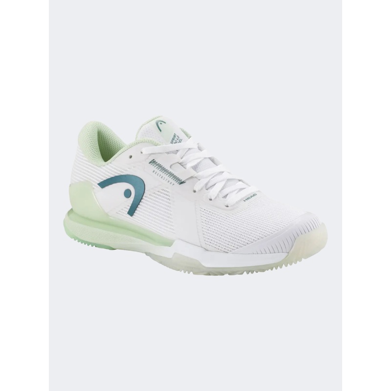 Head Sprint Pro 4 Women Padel Shoes White/Light Green