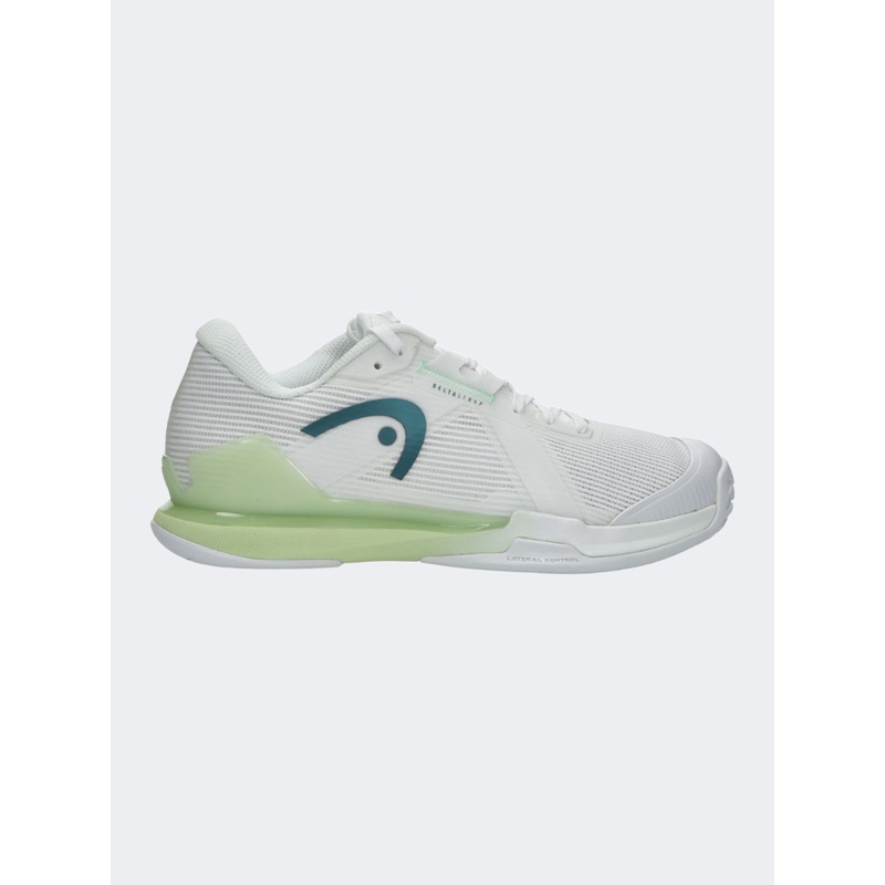 Head Sprint Pro 4 Women Tennis Shoes White/Light Green