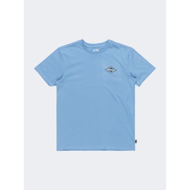 Billabong Crayon Wave Boys Lifestyle T-Shirt Sky Blue