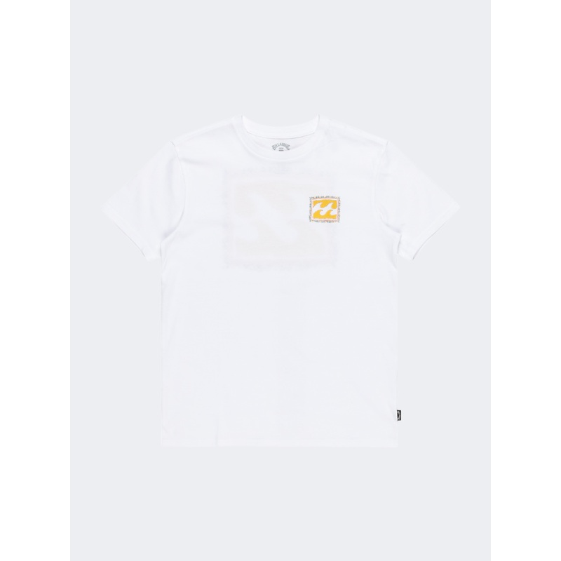 Billabong Crayon Wave Boys Lifestyle T-Shirt White