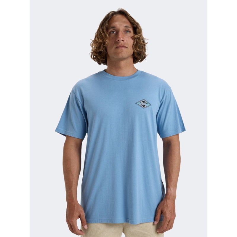 Billabong Crayon Wave Men Lifestyle T-Shirt Sky Blue