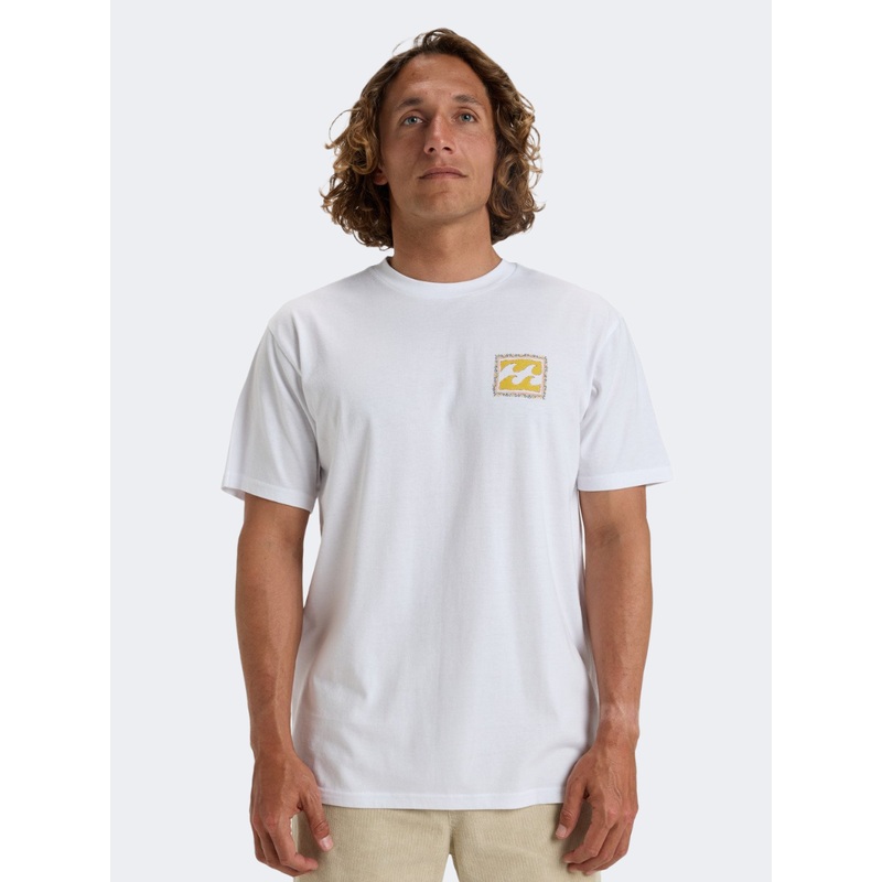 Billabong Crayon Wave Men Lifestyle T-Shirt White