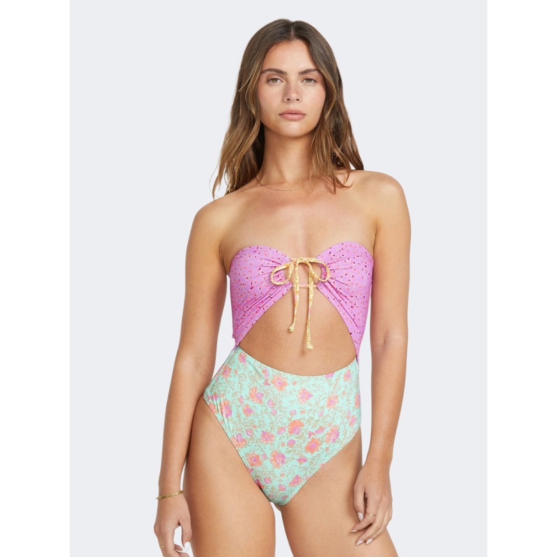 Billabong Folk Story Andrew 1P Women Beach Monokini Multicolor