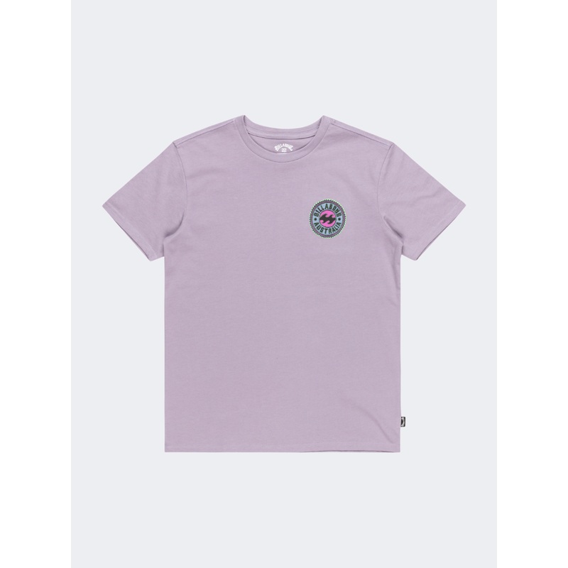 Billabong Know The Feeling Boys Lifestyle T-Shirt Light Purple