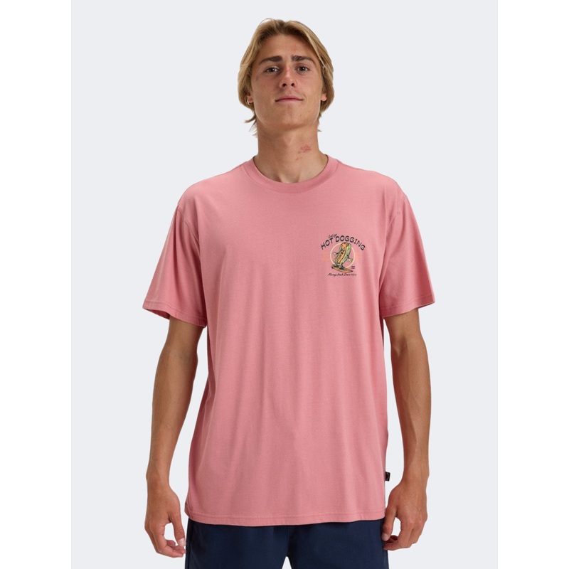 Billabong Lunch Break Men Lifestyle T-Shirt Dusty Pink