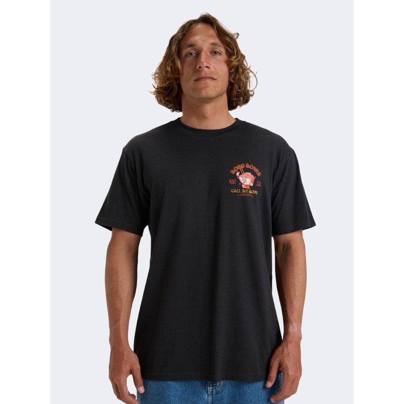 Billabong Lunch Break Men Lifestyle T-Shirt Washed Black