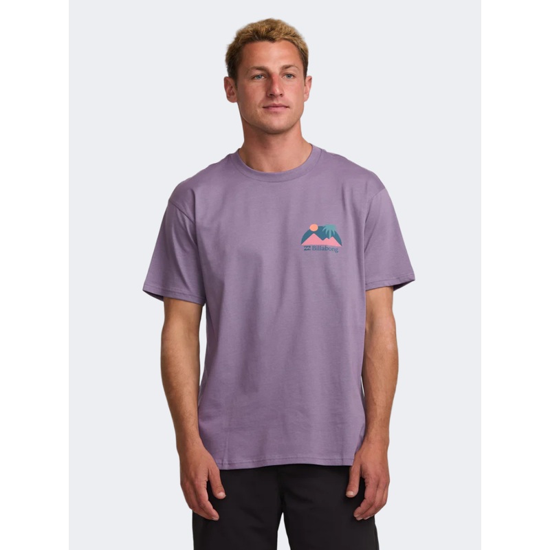 Billabong Sun Down Adiv Men Lifestyle T-Shirt Lavender