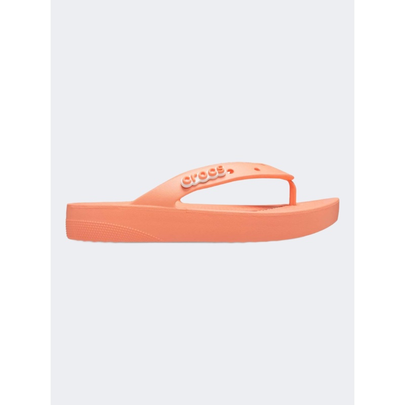 Crocs Classic Platform Women lifestyle Slippers Papaya
