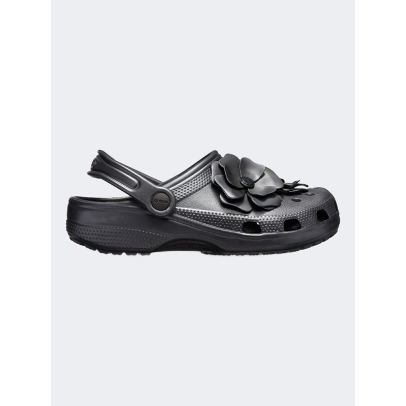 Crocs Classic Vivid Blooms Unisex lifestyle Slippers Black