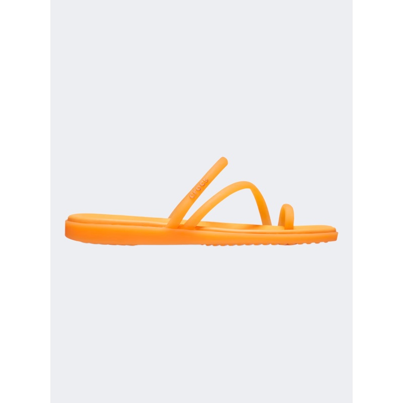 Crocs Miami Frosted Toe Loop Women Lifestyle Slippers Orangesicle