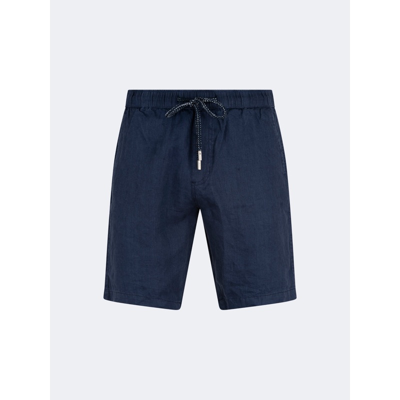 Pier St Barth Bahamas 100 Men Beach Pant Navy