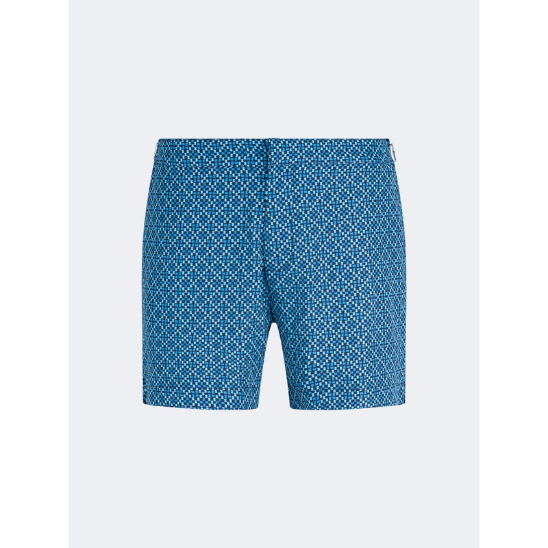 Pier St Barth Hamptons Men Beach Swim Short Turquoise/Aqua