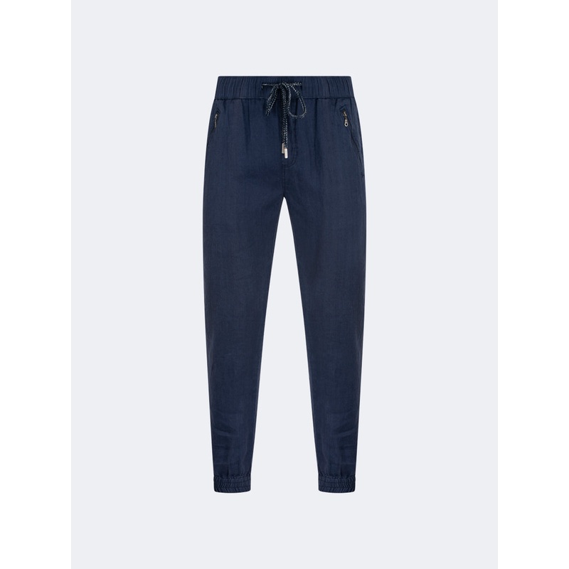 Pier St Barth Miami 100 Men Beach Pant Navy