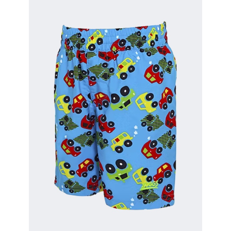 Zoggs Automania Boys Beach Swim Short Turquoise/Multi