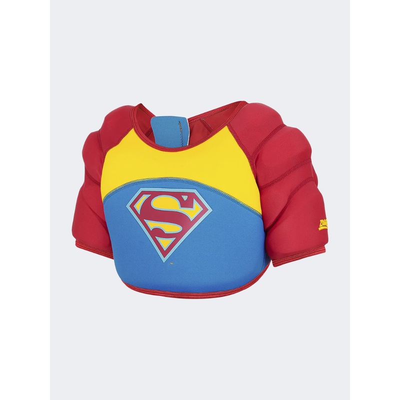 Zoggs Superman Water Wings Kids Beach Vest Red/Blue