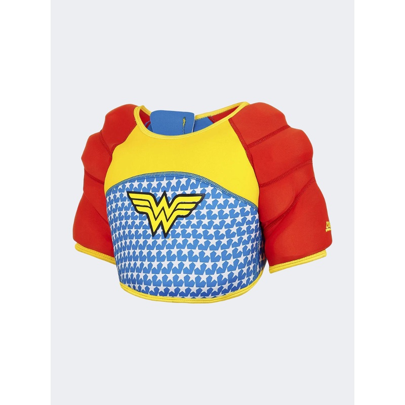 Zoggs Wonder Woman Water Wings Kids Beach Vest Red/Blue