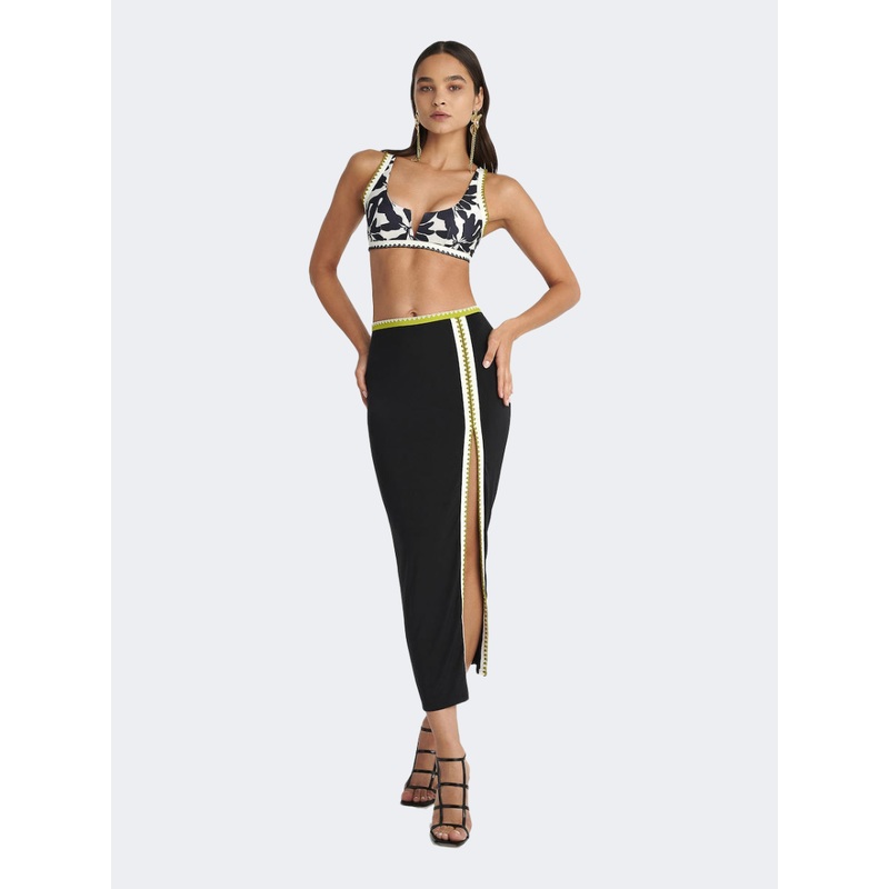 Blu4U Batik Women Beach Sarong Black