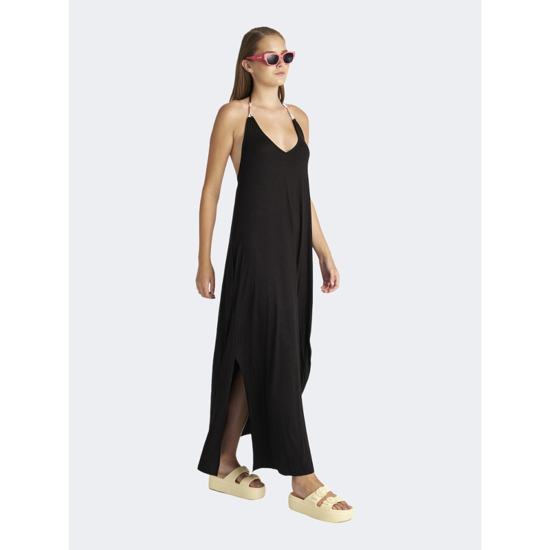 Blu4U Rasta Women Beach Dress Black