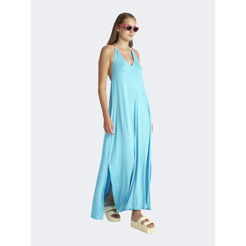 Blu4U Rasta Women Beach Dress Turquoise