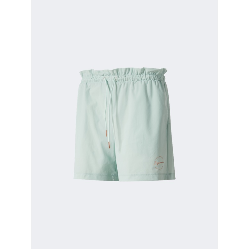 Erke Knitted Women Lifestyle Short Light Green