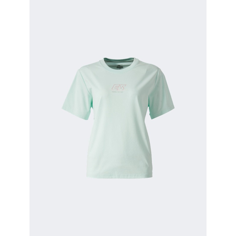 Erke Sports Women Lifestyle T-Shirt Light Green