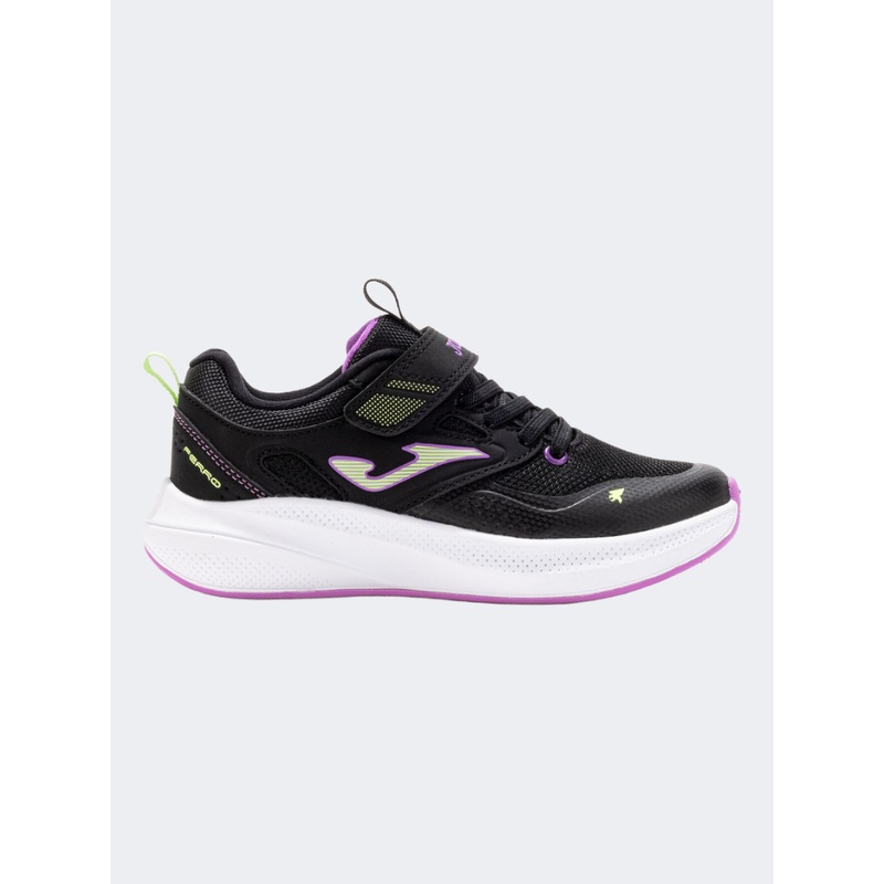 Joma Ferro 2504 Ps-Girls Running Shoes Black/Pink