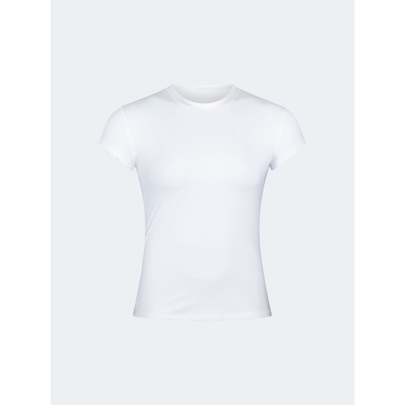 Oil And Gaz Classic Women Lifestyle Crew Neck T-Shirt White