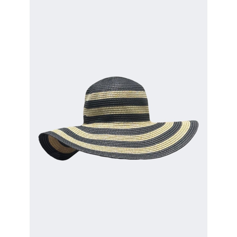 Oil And Gaz Summer Women Beach Hat White/Beige/Black