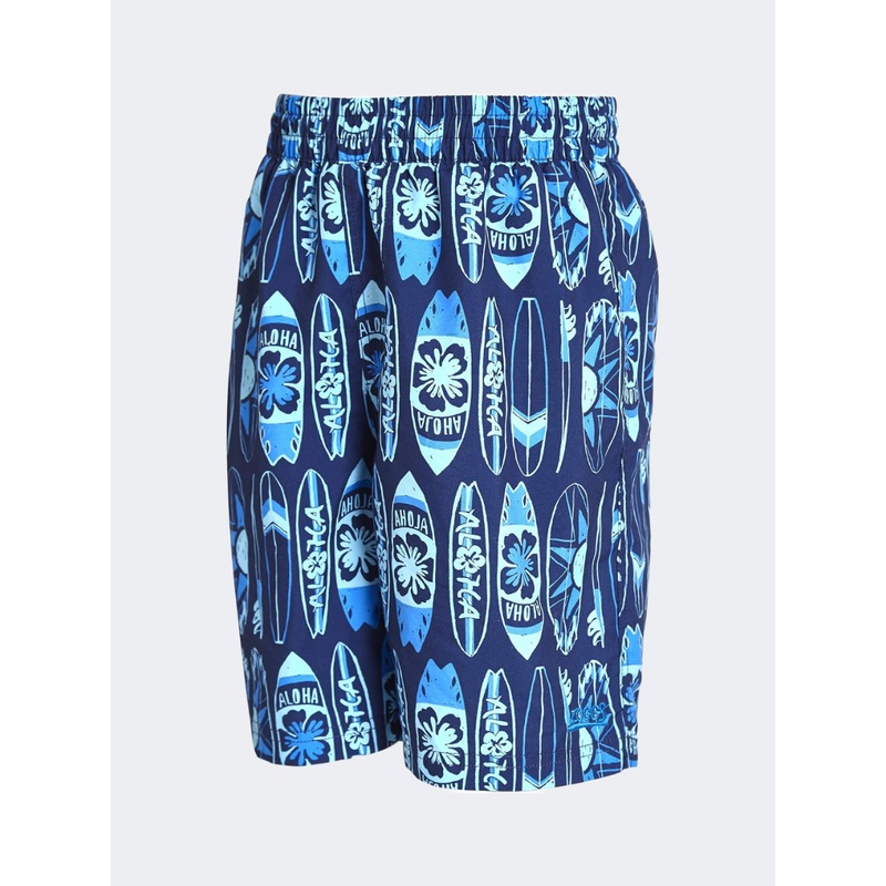 Zoggs Giant Surf 15 Inch Kids-Boys Beach Swim Short Blue/Multicolor